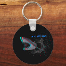 Corazón tiburones 3D