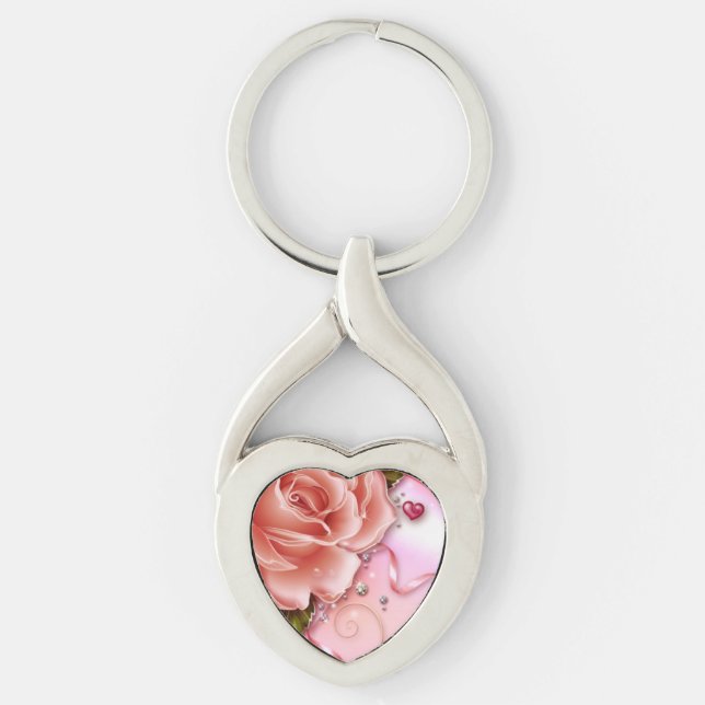 Llavero Corazón torcido de amor (Anverso)