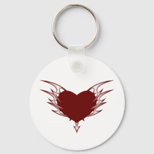 Llavero corazón tribal