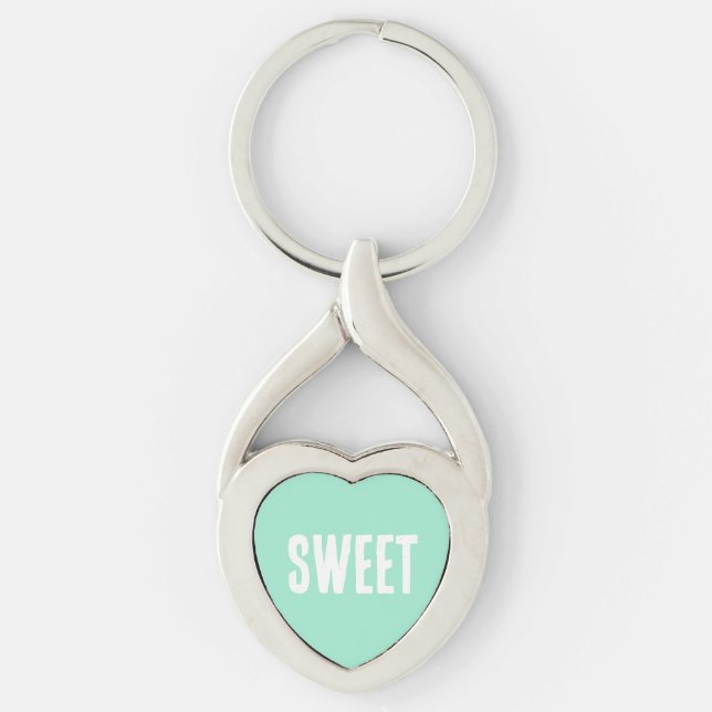 Llavero Corazón verde (Anverso)