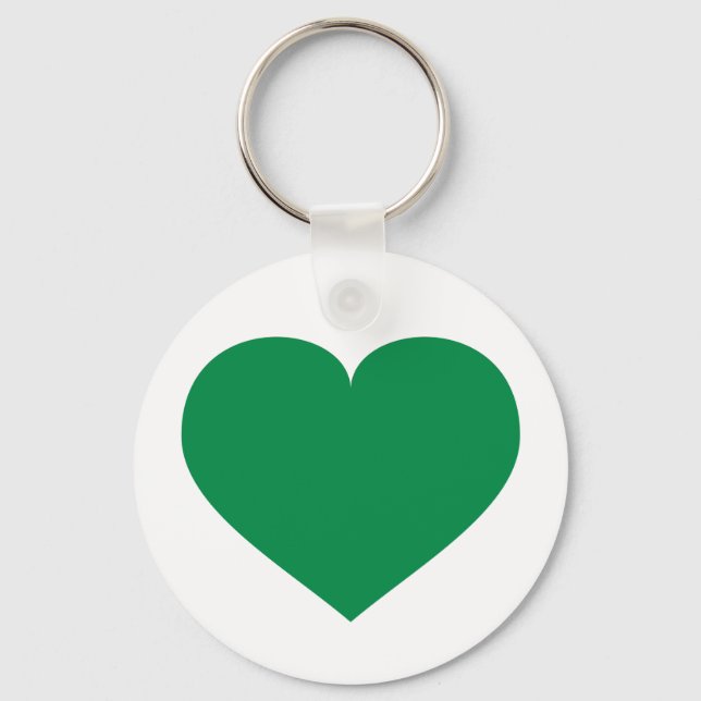 Llavero Corazón verde (Anverso)