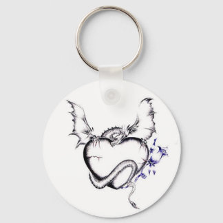 Llavero Corazón Y Dragón