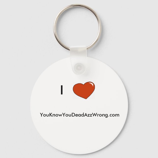 Llavero corazón, yo, YouKnowYouDeadAzzWrong.com (Anverso)