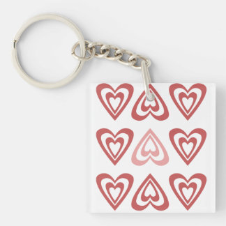 Llavero Corazones Adorables de San Valentín – Diseño de Am