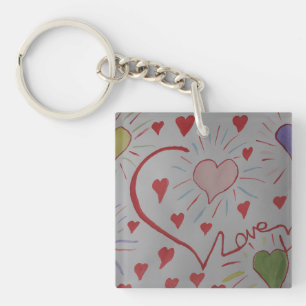 Llavero Corazones de amor