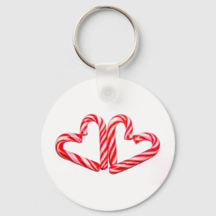 Llavero Corazones de caña de dulces