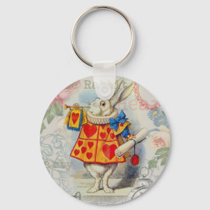Llavero Corazones de conejo blanco Alice Classic