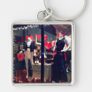 Llavero Corazones de la ventana de Boutique el día de San