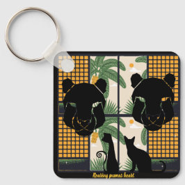 Llavero Corazones de Pumas rugientes