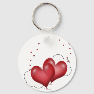 Llavero Corazones globos con corazones pequeños