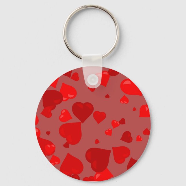 Llavero Corazones rojos (Anverso)