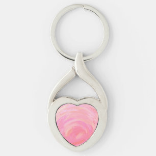 Llavero Corazones rosados