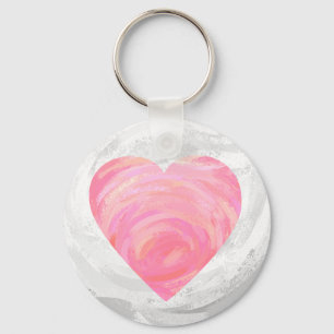 Llavero Corazones Rosados