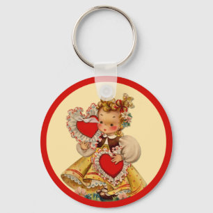 Llavero Corazones vintage