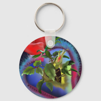 Llavero Corazones y Rosas