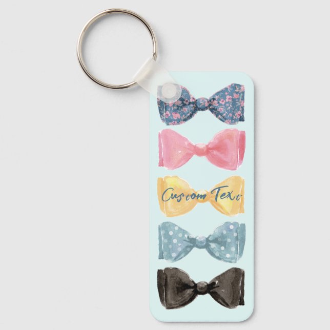 Llavero Corbatas de lazo personalizadas (Anverso)