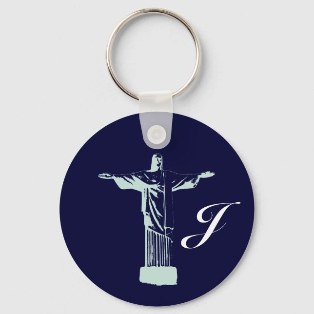 Llavero Corcovado - Cristo, Río-Brasil (Anverso)
