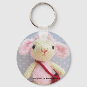 Llavero cordero diseñado por jennyandteddy