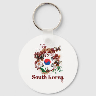 Llavero Corea del Sur de la mariposa