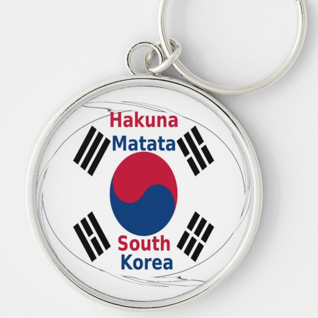Llavero Corea del Sur Hakuna Matata (Frente)