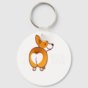 Llavero Corgi Butt T-Shirt - Mascota de Perro Amor Puppy P