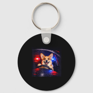 Llavero Corgi divertido conduciendo meme perro conduciendo