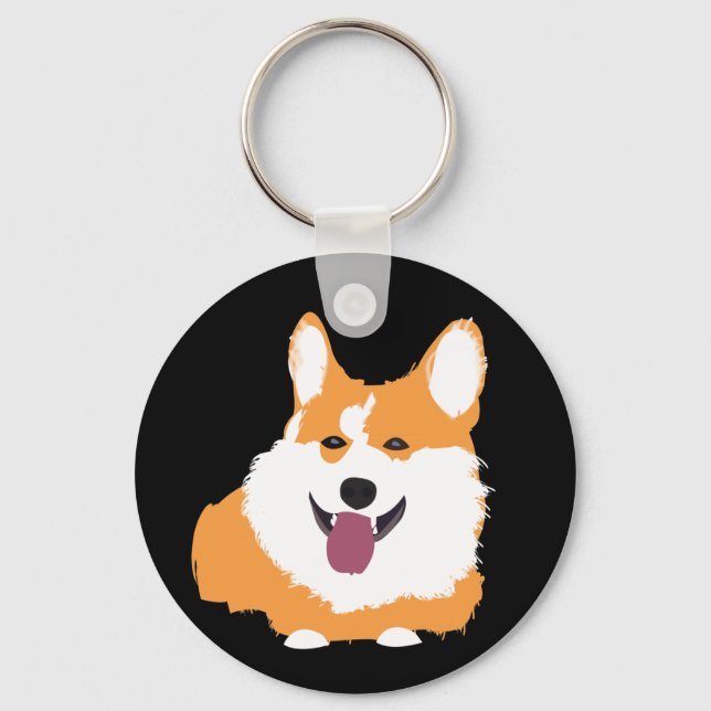 Llavero Corgi Dog Mascota Animal (Anverso)