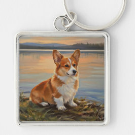 Llavero Corgi galés de Pembroke