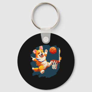 Llavero Corgi Jugando Esqueleto Perro Divertido Esqueleto