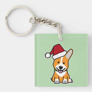 Llavero Corgi perro cachorro Pembroke galés sombrero de Na