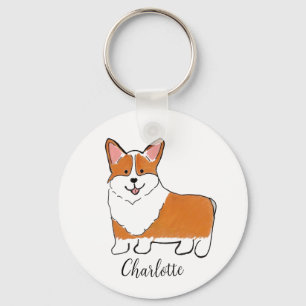 Llavero Corgi personalizado