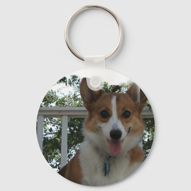 Llavero Corgi Puppy Dog Keychain (Anverso)