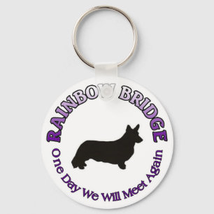 LLAVERO CORGI RAINBOW BRIDGE KEYCHAIN