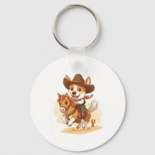 Llavero Corgi vaquero � Perro de rodeo occidental