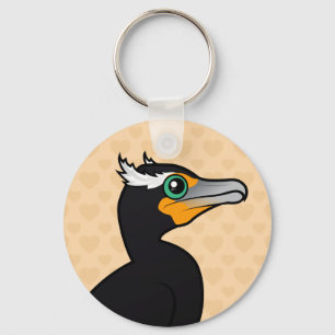Llavero Cormorant Birdorable de doble cresta