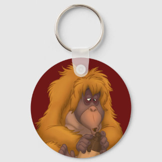 Llavero Corn-Jug-Playin' Orangutan Keychain