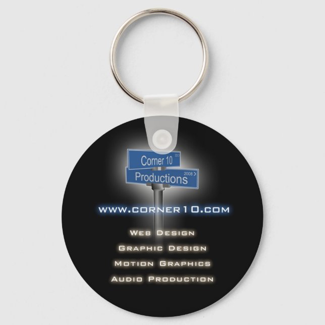 Llavero Corner 10 Productions Keychain (Anverso)