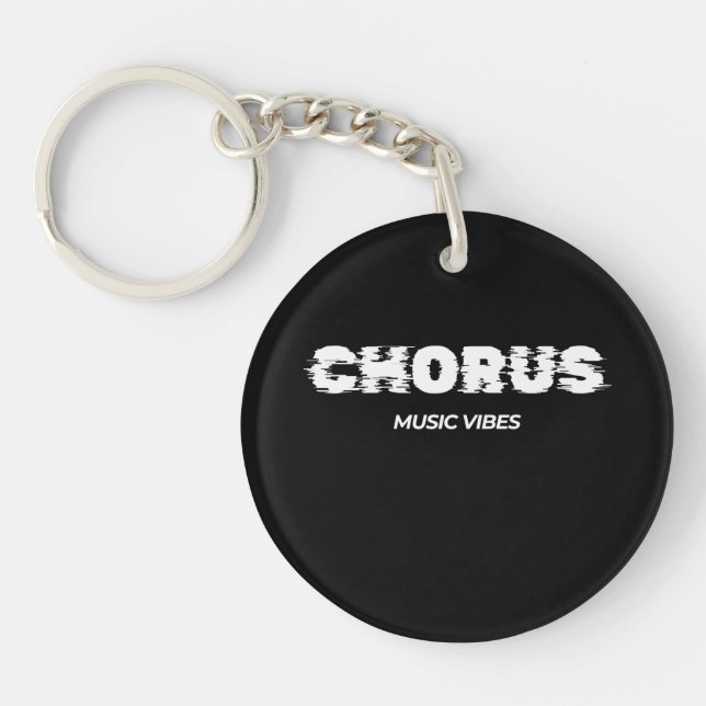 Llavero Coro - Vibes musicales (Frente)