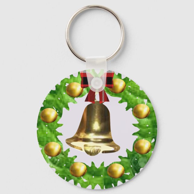 Llavero Corona de Navidad (Anverso)