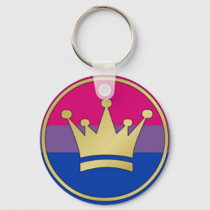 Llavero Corona del Orgullo Bisexual