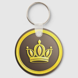 Llavero Corona Dorada Elegante