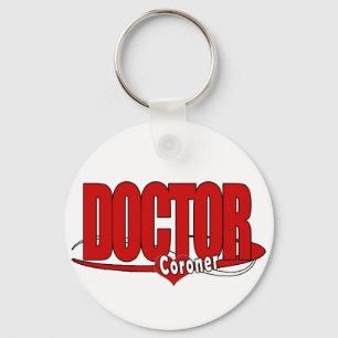 LLAVERO CORONER LOGO BIG RED MÉDICA