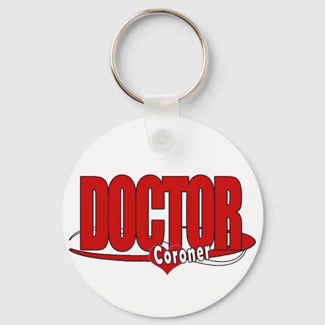 LLAVERO CORONER LOGO BIG RED MÉDICA (Anverso)