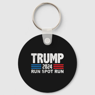 Llavero Corre Spot Corre Cita Divertida Política de Trump