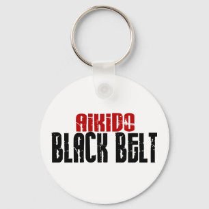 Llavero Correa negra del Aikido