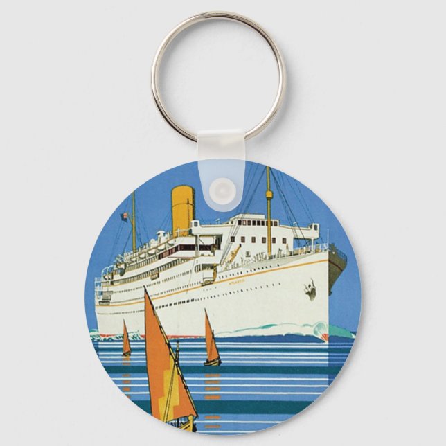 Llavero Correo Real "Cruceros Atlantis" (Anverso)