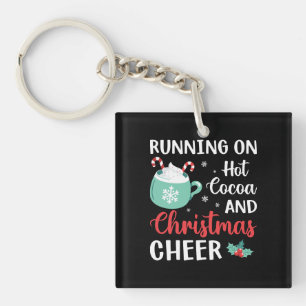 Llavero Corriendo con el cacao caliente y los Navidades vi
