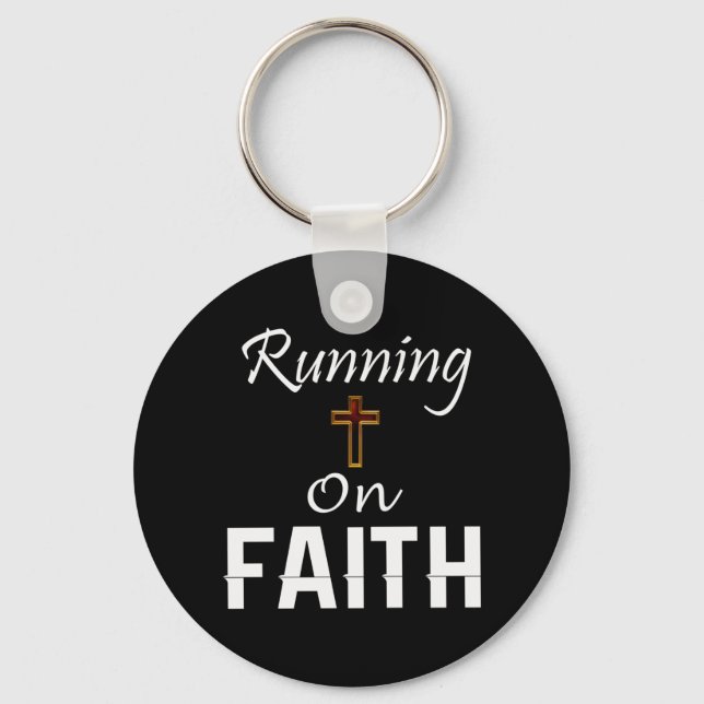 Llavero Corriendo con Faith Runner (Anverso)