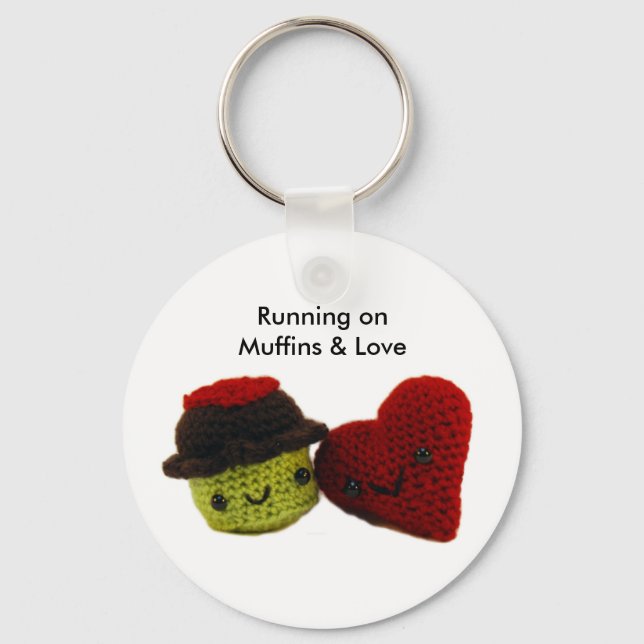Llavero Corriendo en Muffins & Love - Keychain (Anverso)