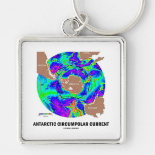 Llavero Corriente circumpolar antártica (mapa actual de